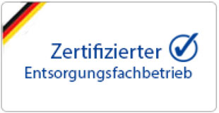 Zertifizierter Entsorgungsfachbetrieb
